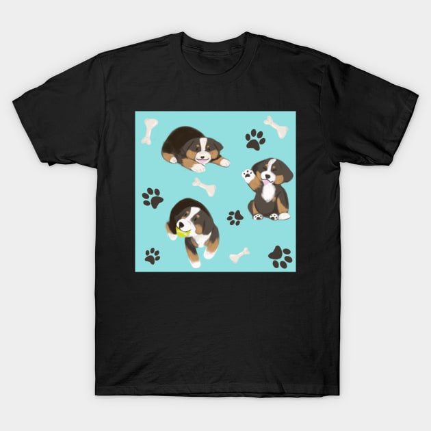 Bernese Pattern T-Shirt by PseudoL